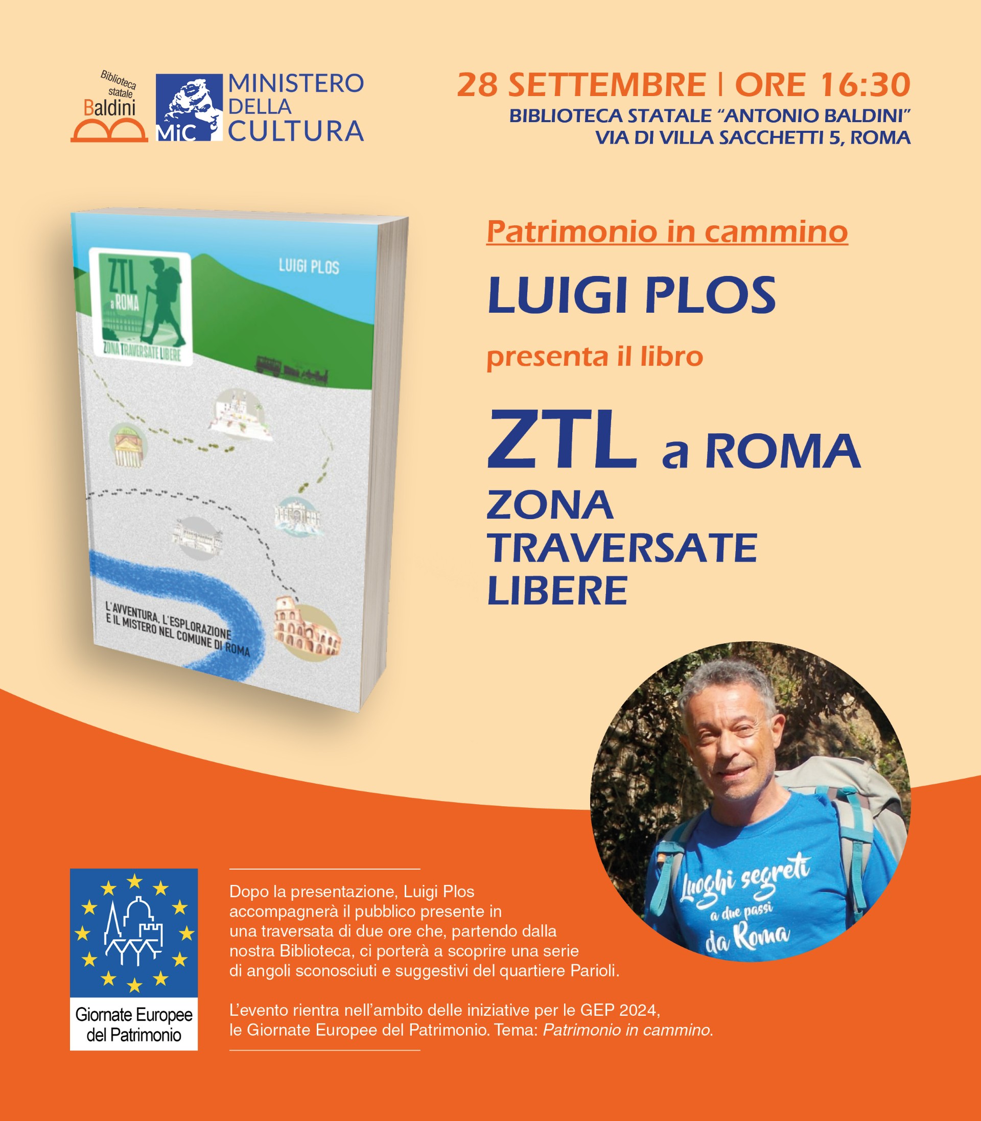 Locandina dell'Evento del 28 settembre 2024 presso la Biblioteca